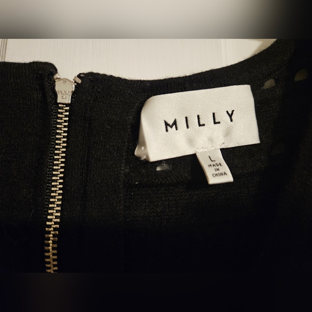 Milly Ribbed Knit LBD - Picture 4 of 5
